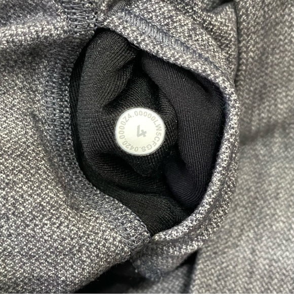 LULULEMON Athletica Align Pant II 25” Mini Heathered Herringbone Black/White - Picture 13 of 14